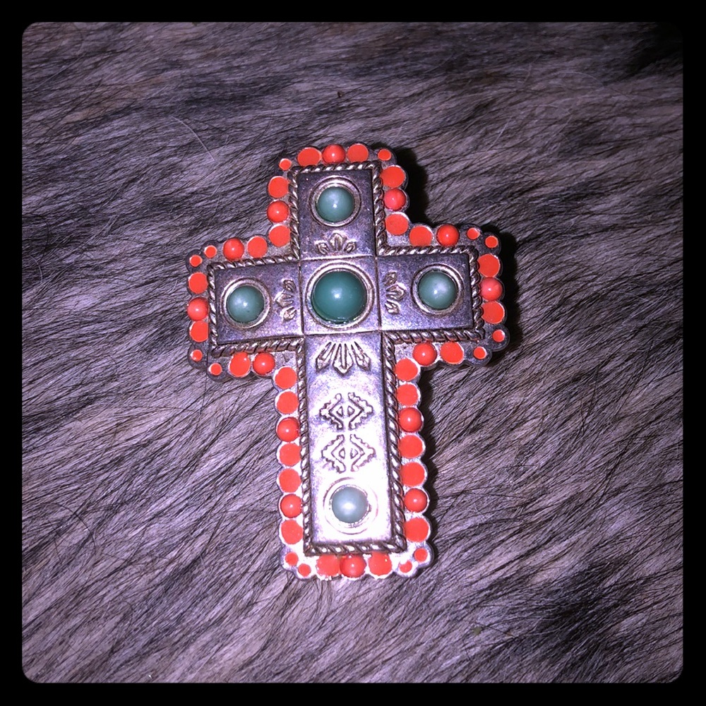 Cross Pendant/ Broach